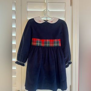 Beautiful Navy dress perfect for the holidays.